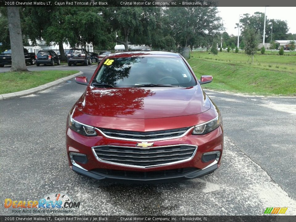 2018 Chevrolet Malibu LT Cajun Red Tintcoat / Jet Black Photo #8