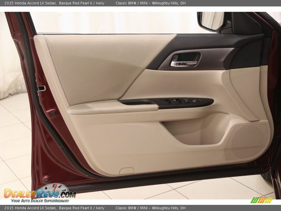 2015 Honda Accord LX Sedan Basque Red Pearl II / Ivory Photo #4