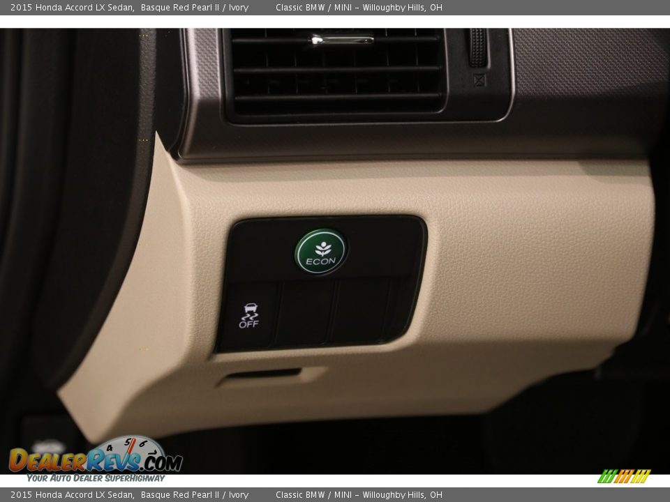 2015 Honda Accord LX Sedan Basque Red Pearl II / Ivory Photo #5