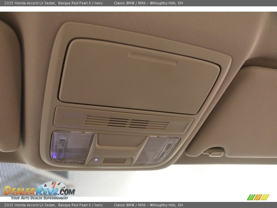 2015 Honda Accord LX Sedan Basque Red Pearl II / Ivory Photo #10