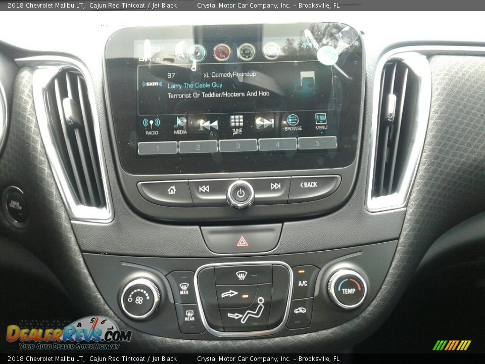 2018 Chevrolet Malibu LT Cajun Red Tintcoat / Jet Black Photo #15