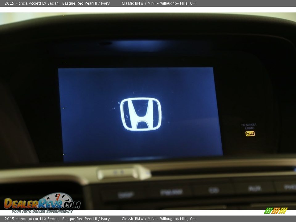 2015 Honda Accord LX Sedan Basque Red Pearl II / Ivory Photo #13