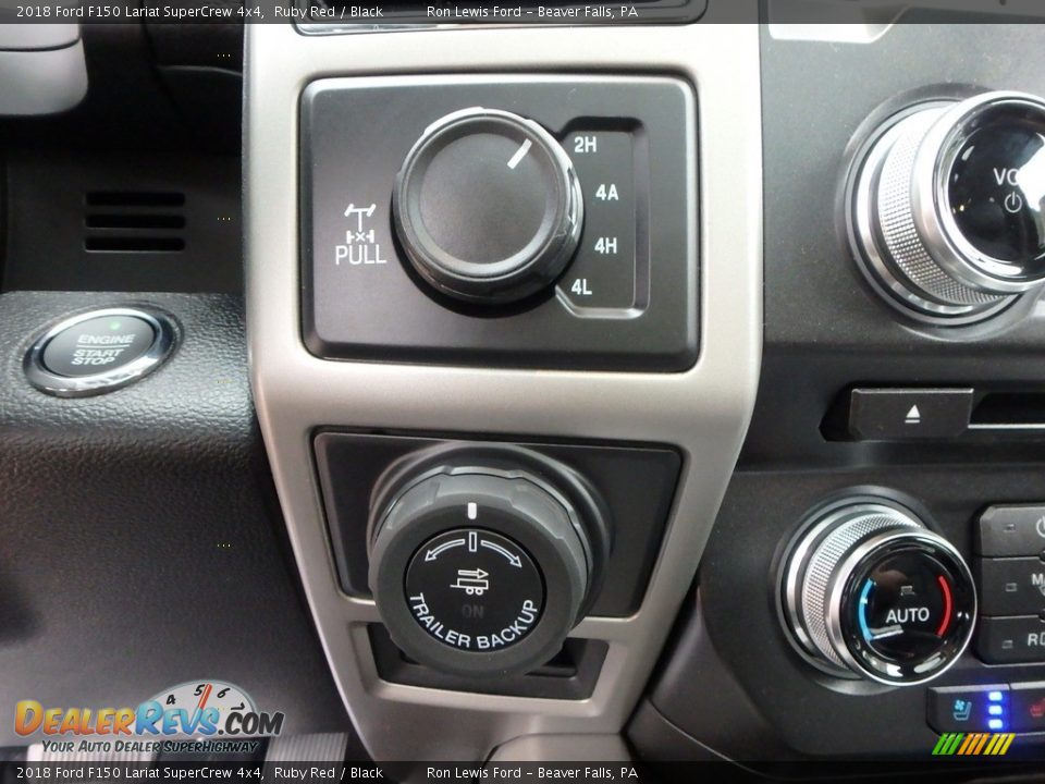 Controls of 2018 Ford F150 Lariat SuperCrew 4x4 Photo #18