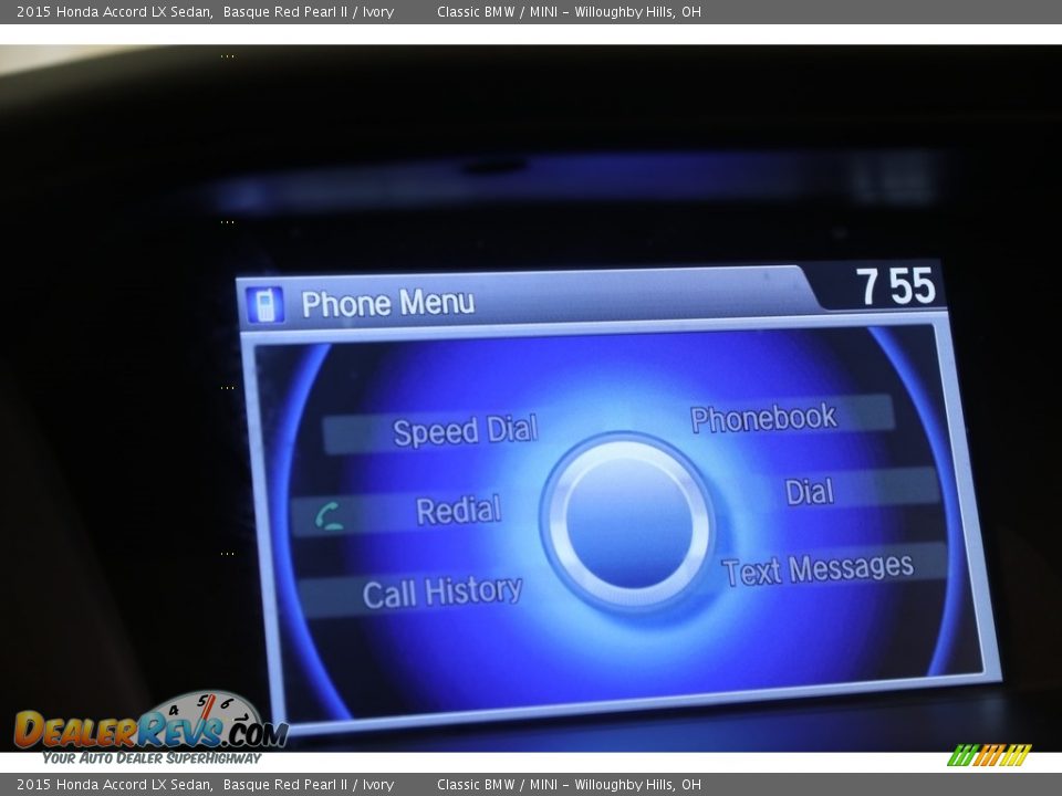2015 Honda Accord LX Sedan Basque Red Pearl II / Ivory Photo #16