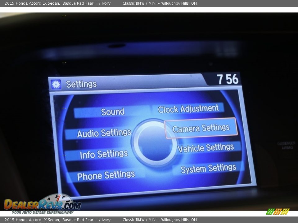 2015 Honda Accord LX Sedan Basque Red Pearl II / Ivory Photo #17