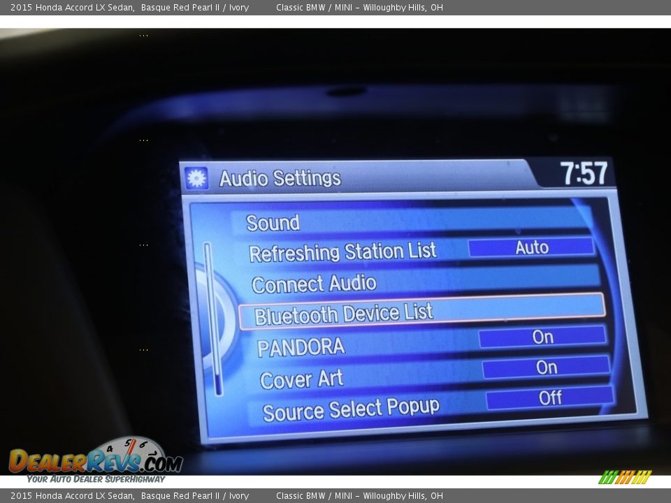 2015 Honda Accord LX Sedan Basque Red Pearl II / Ivory Photo #18