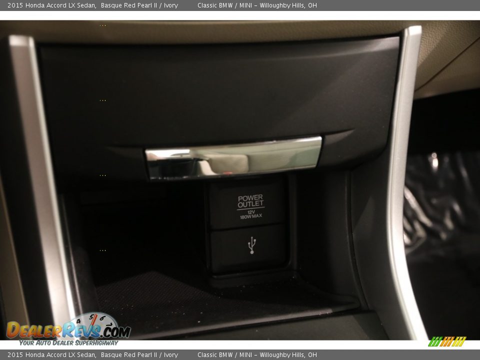 2015 Honda Accord LX Sedan Basque Red Pearl II / Ivory Photo #19