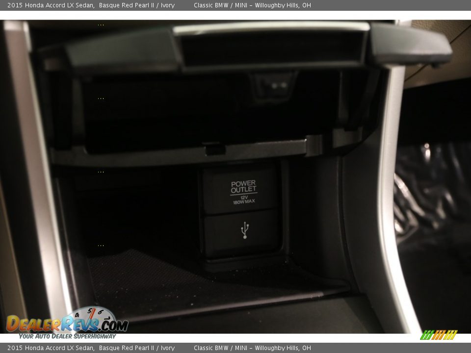 2015 Honda Accord LX Sedan Basque Red Pearl II / Ivory Photo #20