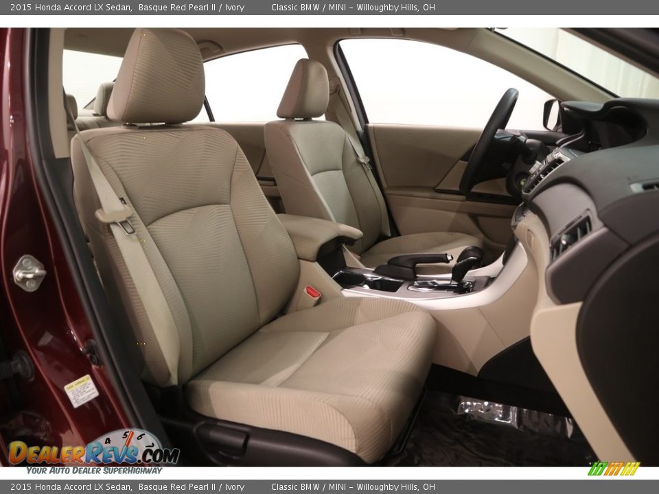 2015 Honda Accord LX Sedan Basque Red Pearl II / Ivory Photo #21