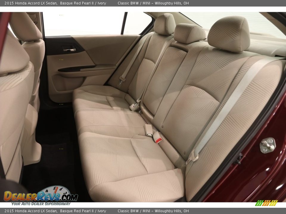 2015 Honda Accord LX Sedan Basque Red Pearl II / Ivory Photo #23