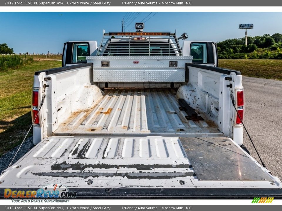 2012 Ford F150 XL SuperCab 4x4 Oxford White / Steel Gray Photo #16