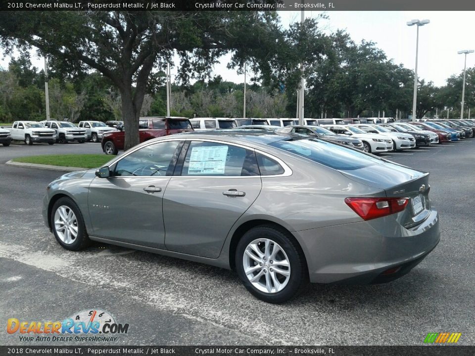 2018 Chevrolet Malibu LT Pepperdust Metallic / Jet Black Photo #3