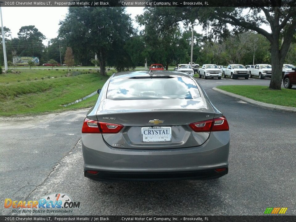 2018 Chevrolet Malibu LT Pepperdust Metallic / Jet Black Photo #4