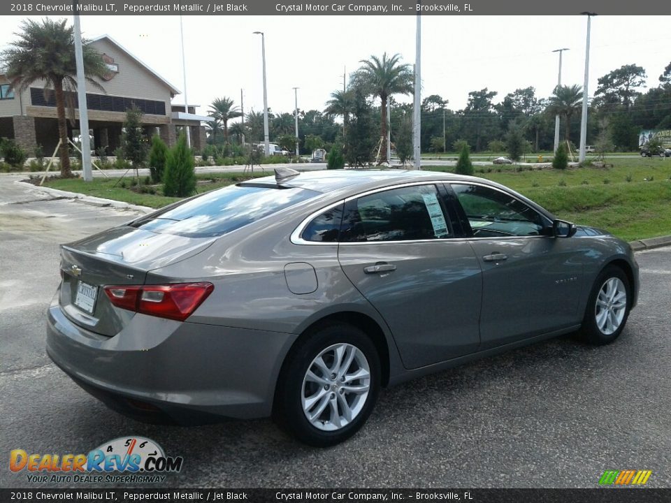 2018 Chevrolet Malibu LT Pepperdust Metallic / Jet Black Photo #5
