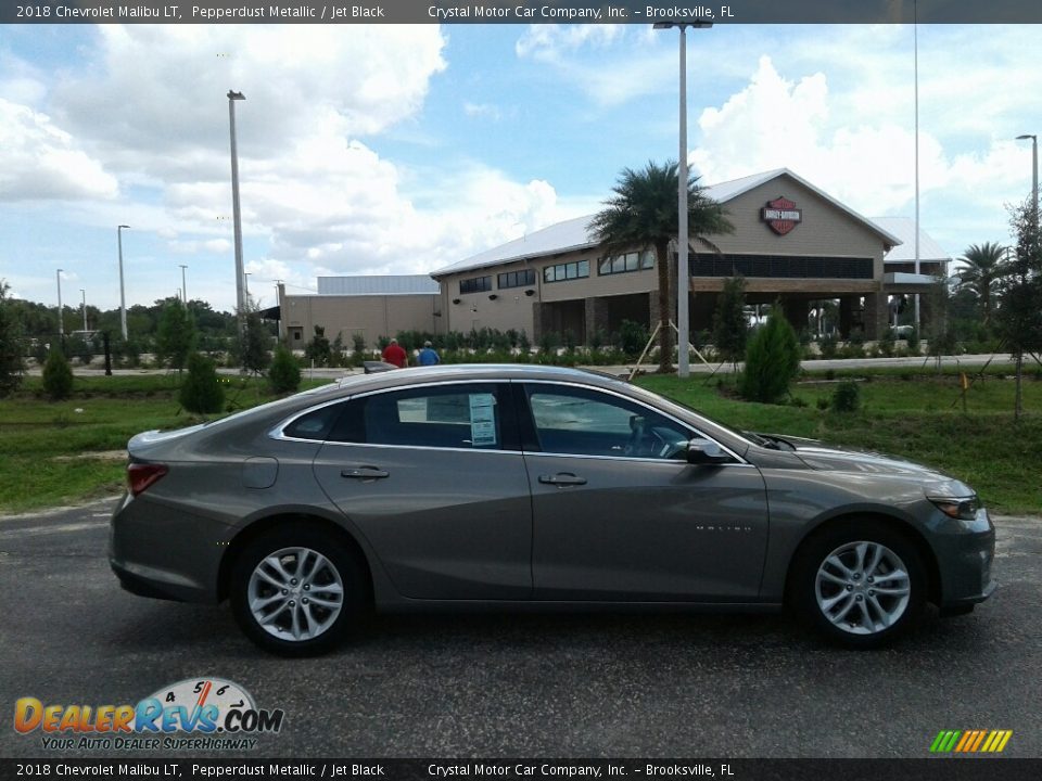 2018 Chevrolet Malibu LT Pepperdust Metallic / Jet Black Photo #6