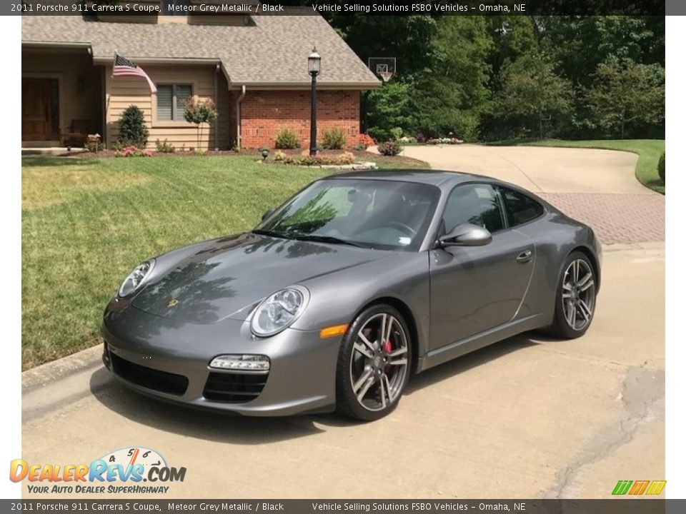 2011 Porsche 911 Carrera S Coupe Meteor Grey Metallic / Black Photo #1