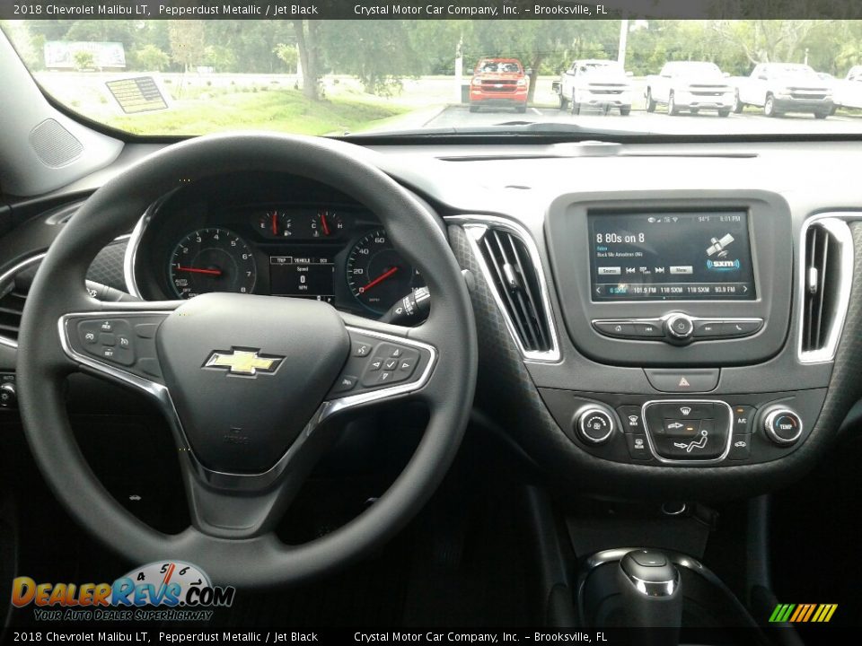 2018 Chevrolet Malibu LT Pepperdust Metallic / Jet Black Photo #13