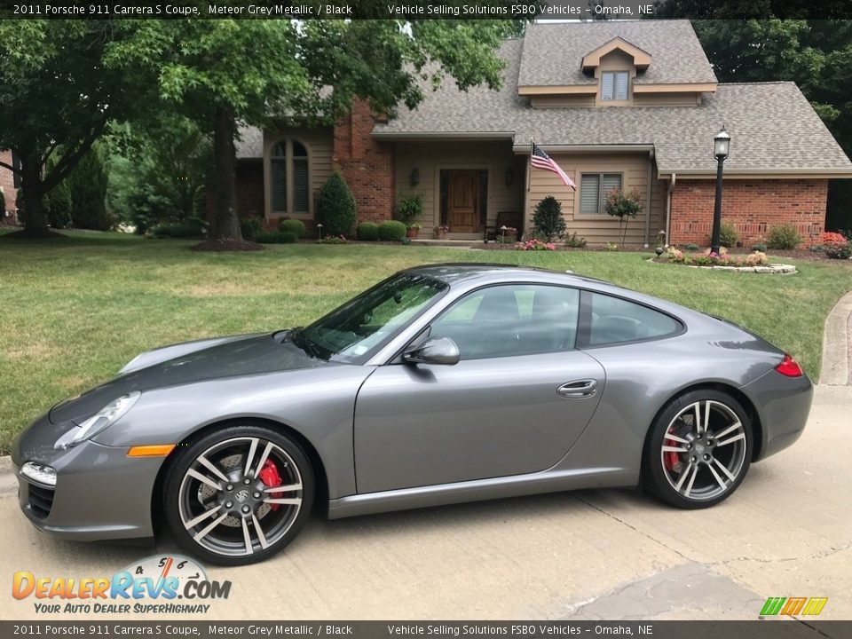 2011 Porsche 911 Carrera S Coupe Meteor Grey Metallic / Black Photo #12