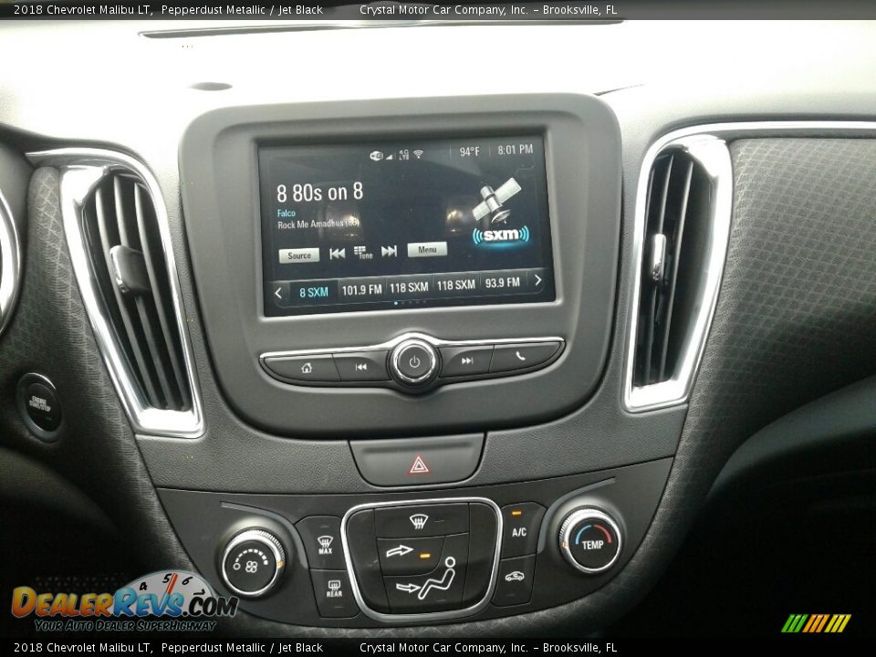 2018 Chevrolet Malibu LT Pepperdust Metallic / Jet Black Photo #15