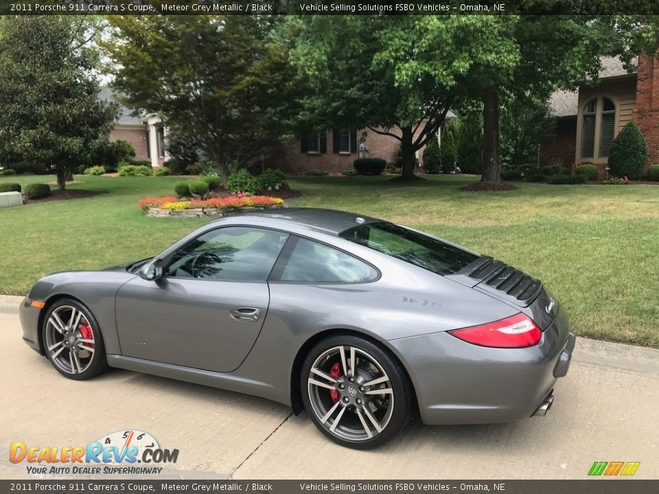 2011 Porsche 911 Carrera S Coupe Meteor Grey Metallic / Black Photo #13