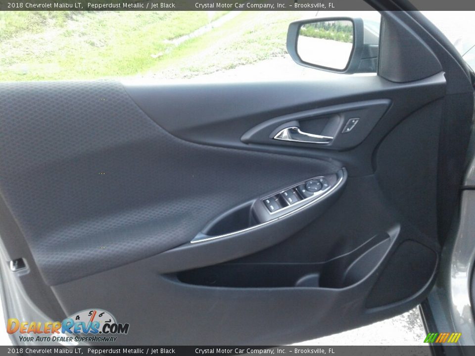 2018 Chevrolet Malibu LT Pepperdust Metallic / Jet Black Photo #17
