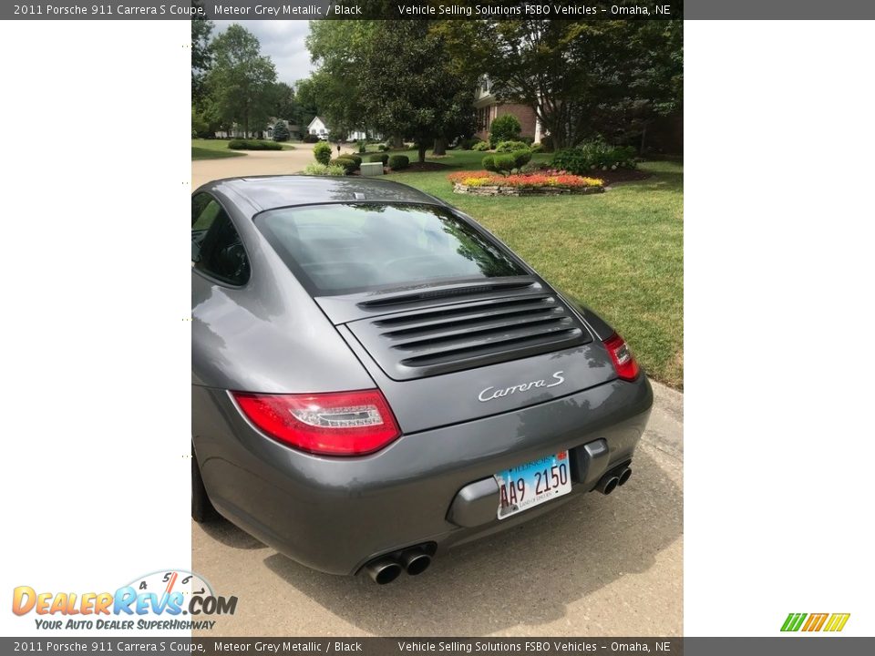 2011 Porsche 911 Carrera S Coupe Meteor Grey Metallic / Black Photo #15