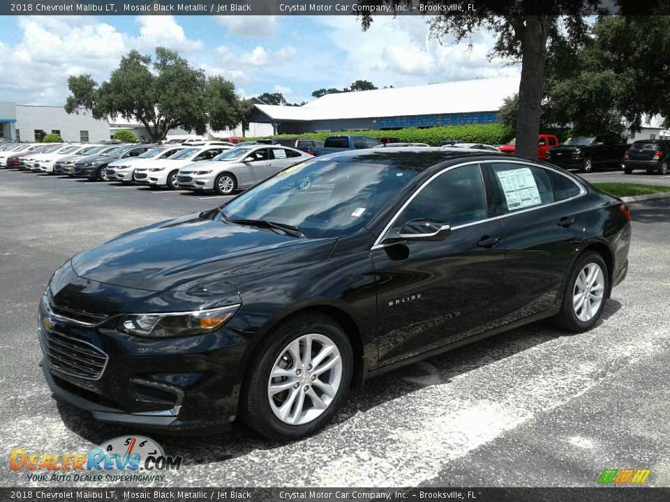 2018 Chevrolet Malibu LT Mosaic Black Metallic / Jet Black Photo #1