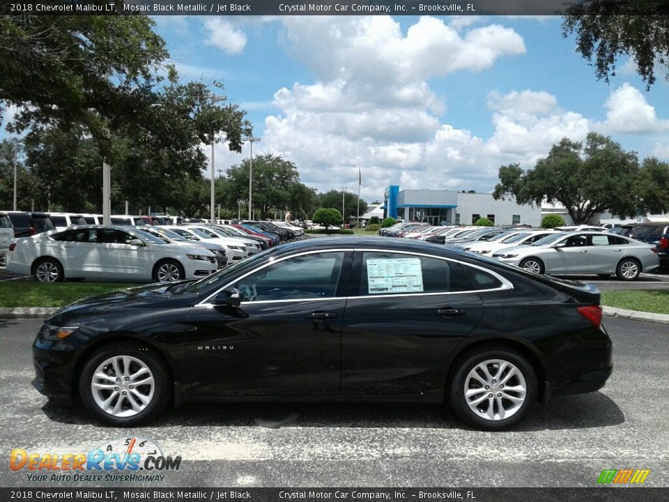 2018 Chevrolet Malibu LT Mosaic Black Metallic / Jet Black Photo #2