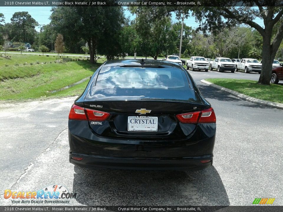 2018 Chevrolet Malibu LT Mosaic Black Metallic / Jet Black Photo #4