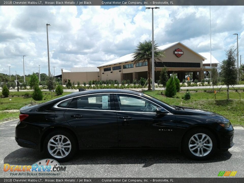 2018 Chevrolet Malibu LT Mosaic Black Metallic / Jet Black Photo #6