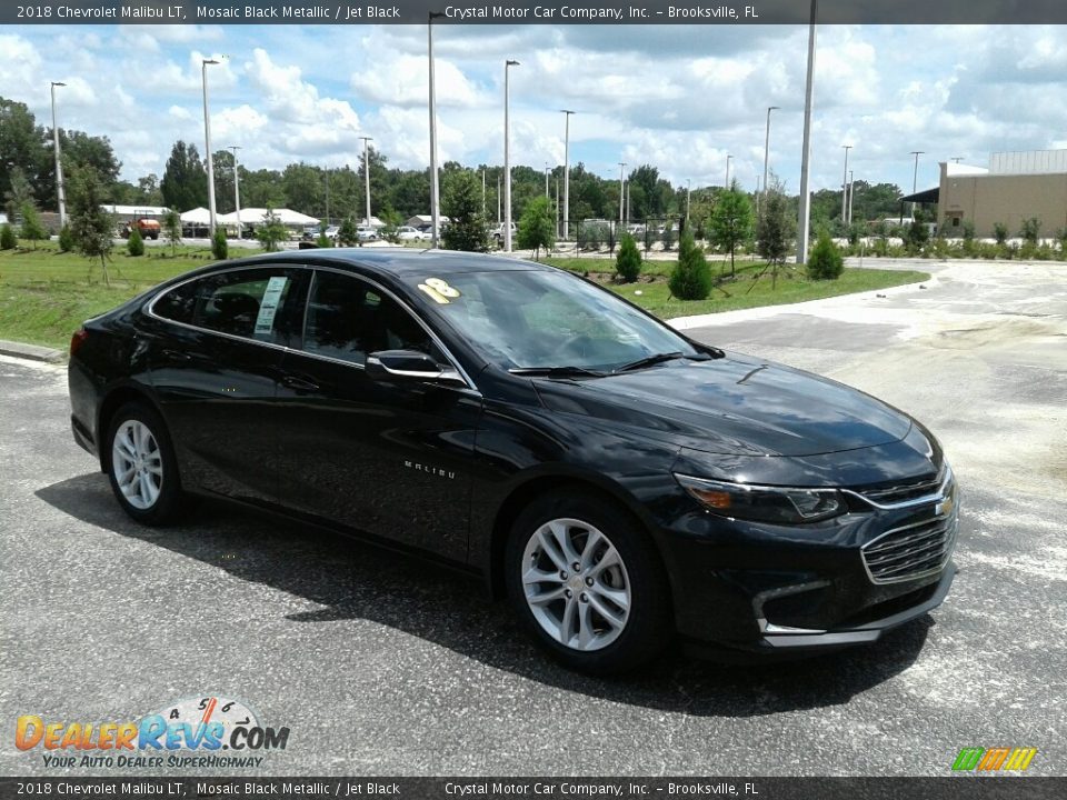 2018 Chevrolet Malibu LT Mosaic Black Metallic / Jet Black Photo #7