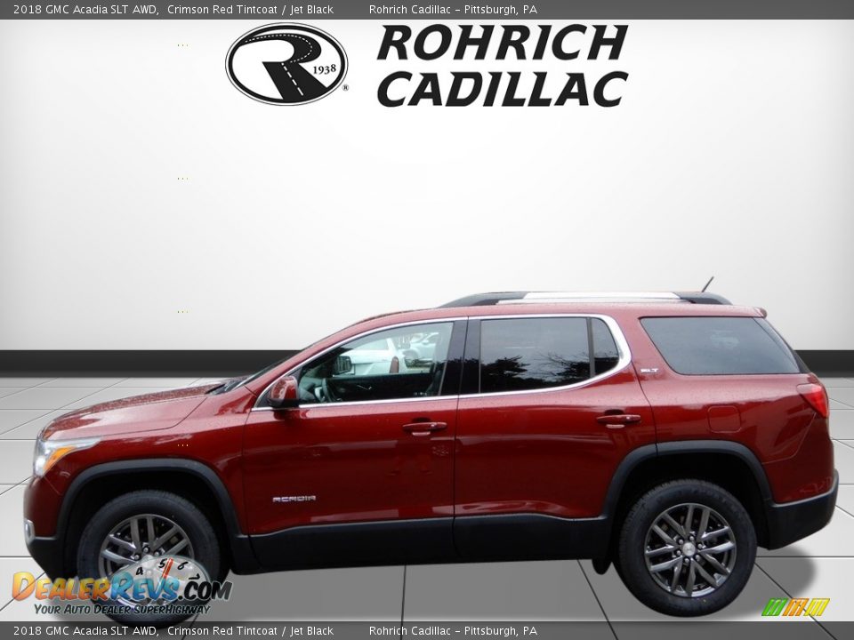 2018 GMC Acadia SLT AWD Crimson Red Tintcoat / Jet Black Photo #2