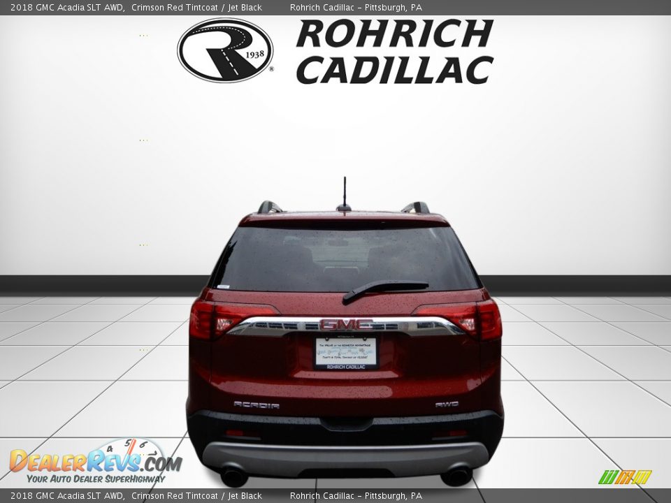 2018 GMC Acadia SLT AWD Crimson Red Tintcoat / Jet Black Photo #4