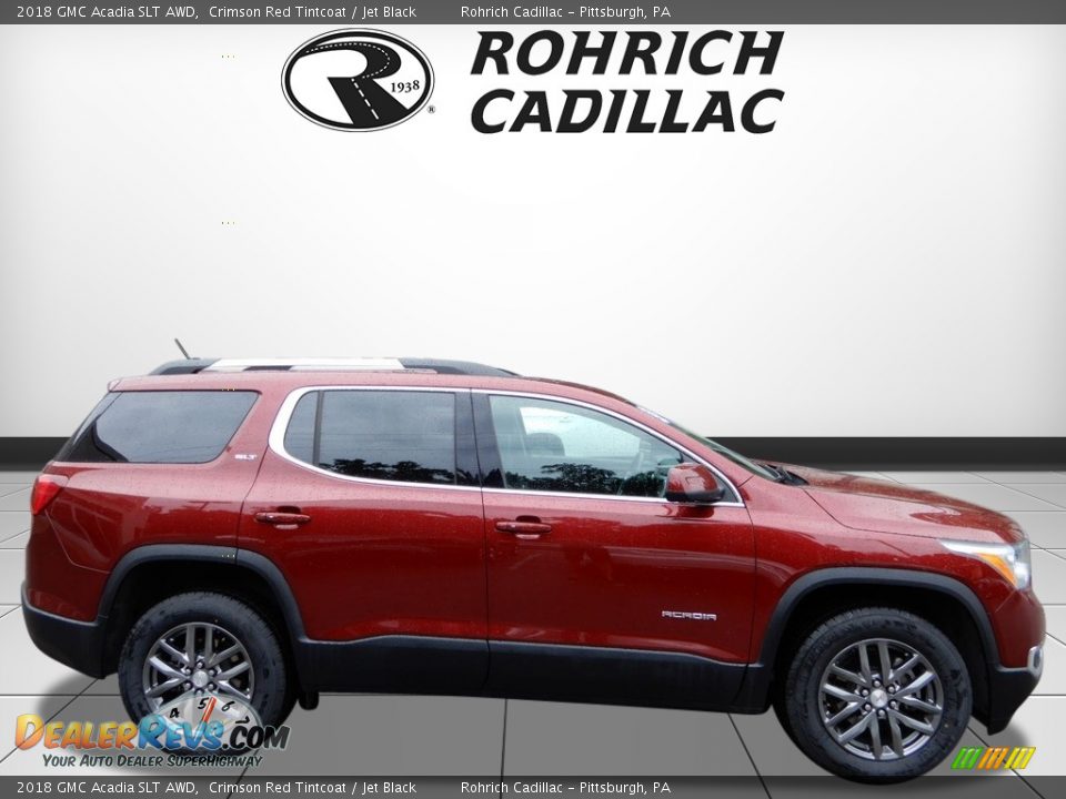 2018 GMC Acadia SLT AWD Crimson Red Tintcoat / Jet Black Photo #6
