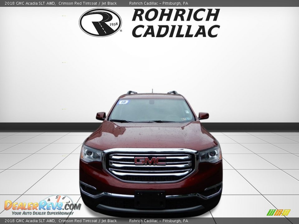 2018 GMC Acadia SLT AWD Crimson Red Tintcoat / Jet Black Photo #8