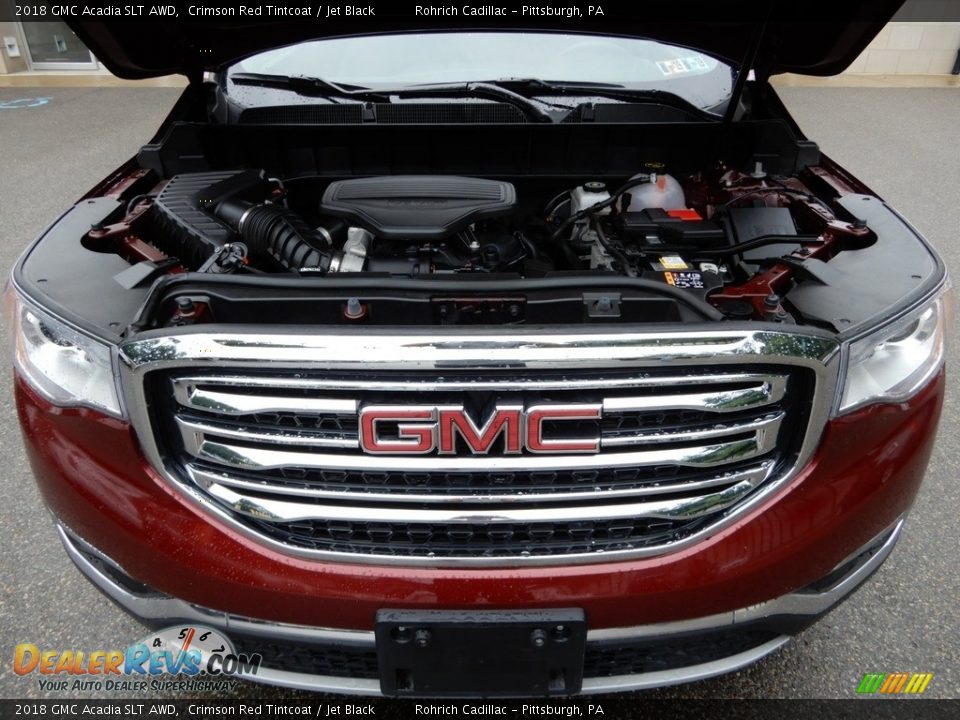 2018 GMC Acadia SLT AWD Crimson Red Tintcoat / Jet Black Photo #10