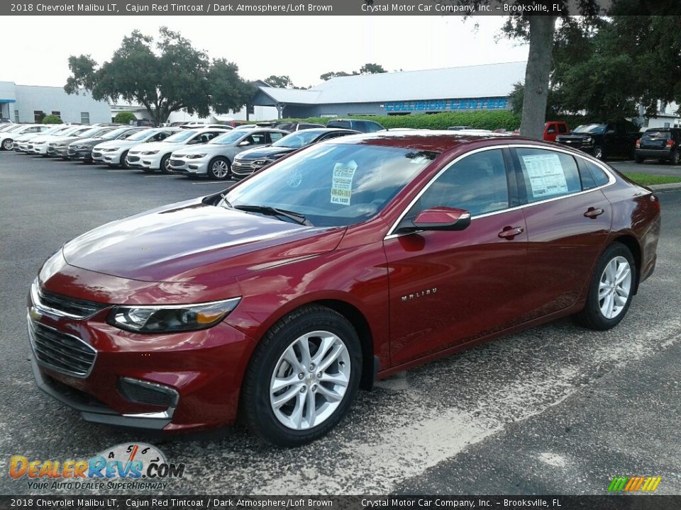 2018 Chevrolet Malibu LT Cajun Red Tintcoat / Dark Atmosphere/Loft Brown Photo #1