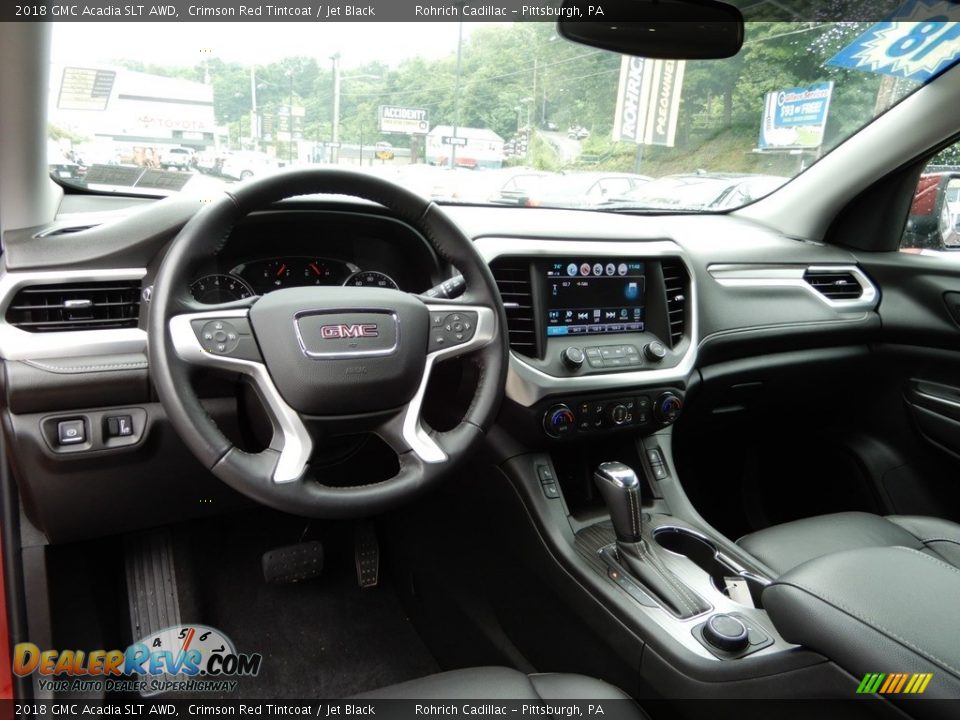 2018 GMC Acadia SLT AWD Crimson Red Tintcoat / Jet Black Photo #14