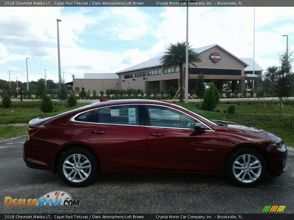 2018 Chevrolet Malibu LT Cajun Red Tintcoat / Dark Atmosphere/Loft Brown Photo #6