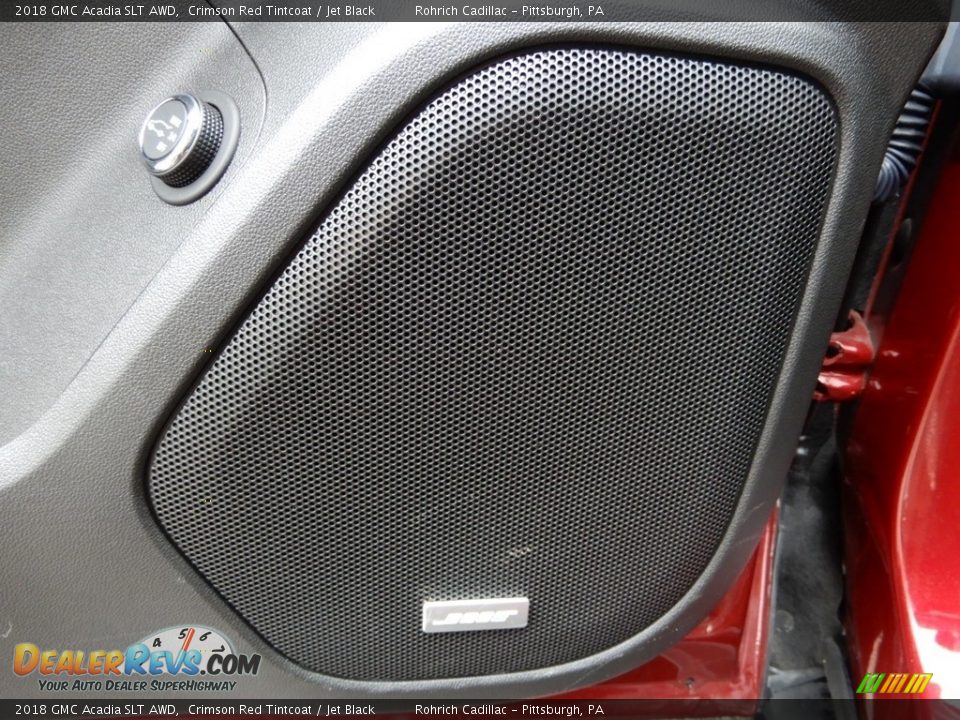 2018 GMC Acadia SLT AWD Crimson Red Tintcoat / Jet Black Photo #19