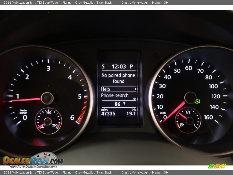 2012 Volkswagen Jetta TDI SportWagen Platinum Gray Metallic / Titan Black Photo #8