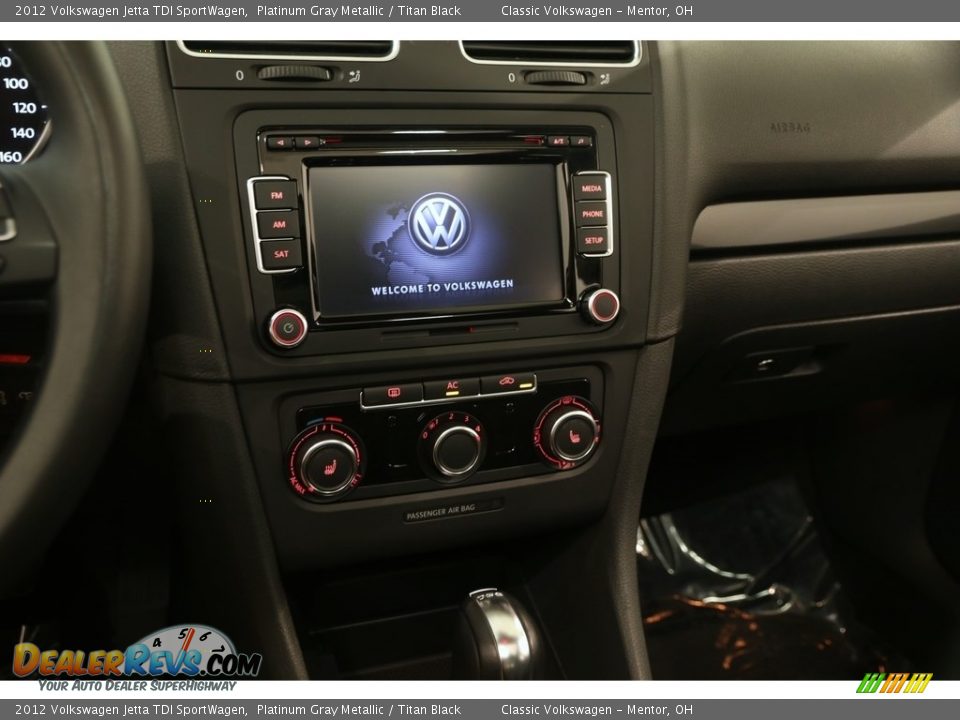 2012 Volkswagen Jetta TDI SportWagen Platinum Gray Metallic / Titan Black Photo #9