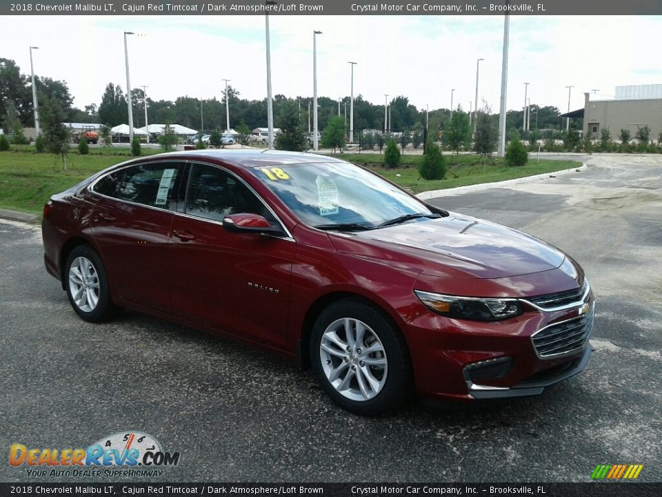 2018 Chevrolet Malibu LT Cajun Red Tintcoat / Dark Atmosphere/Loft Brown Photo #7