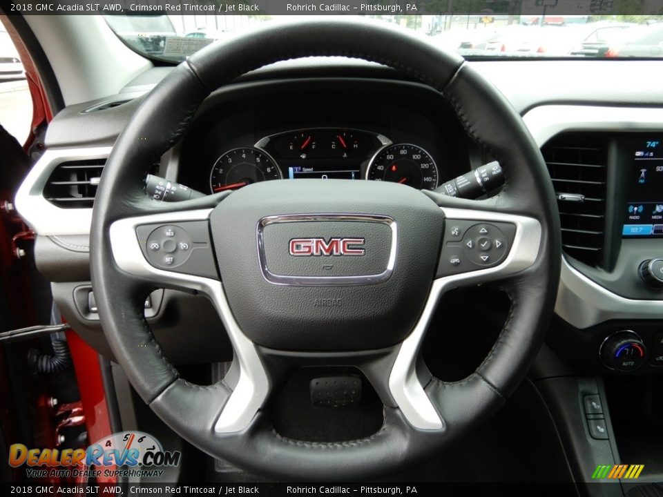 2018 GMC Acadia SLT AWD Crimson Red Tintcoat / Jet Black Photo #21