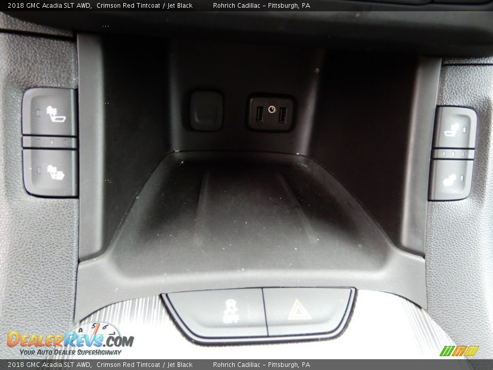2018 GMC Acadia SLT AWD Crimson Red Tintcoat / Jet Black Photo #22