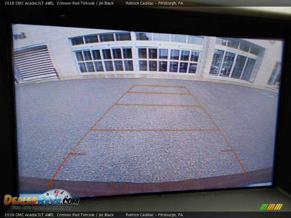 2018 GMC Acadia SLT AWD Crimson Red Tintcoat / Jet Black Photo #23