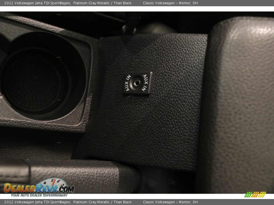 2012 Volkswagen Jetta TDI SportWagen Platinum Gray Metallic / Titan Black Photo #13