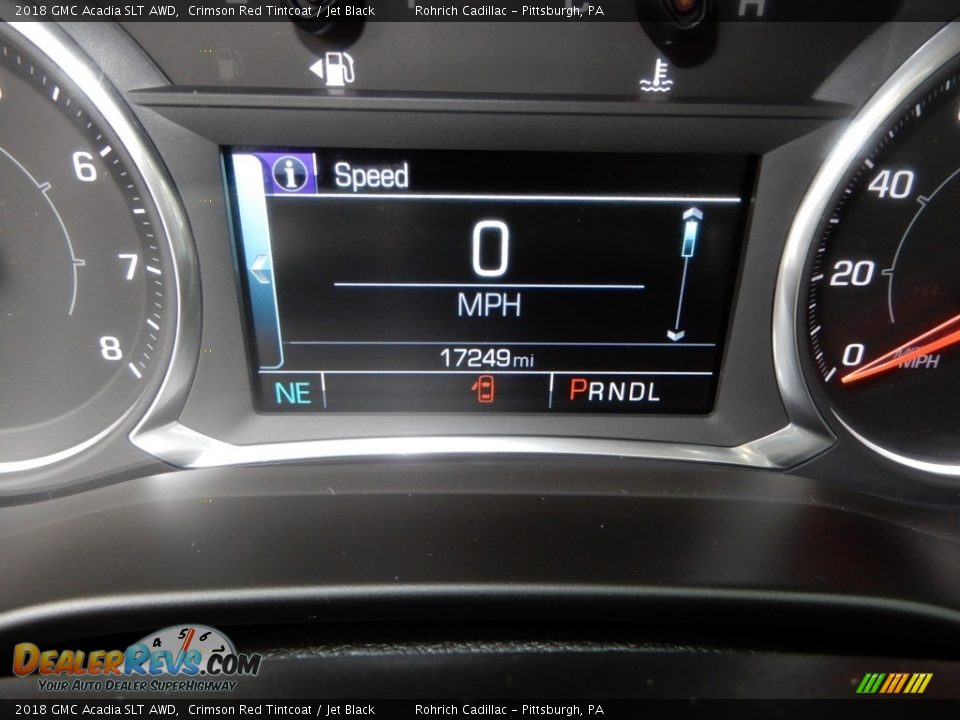 2018 GMC Acadia SLT AWD Crimson Red Tintcoat / Jet Black Photo #25