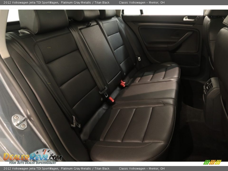 2012 Volkswagen Jetta TDI SportWagen Platinum Gray Metallic / Titan Black Photo #15
