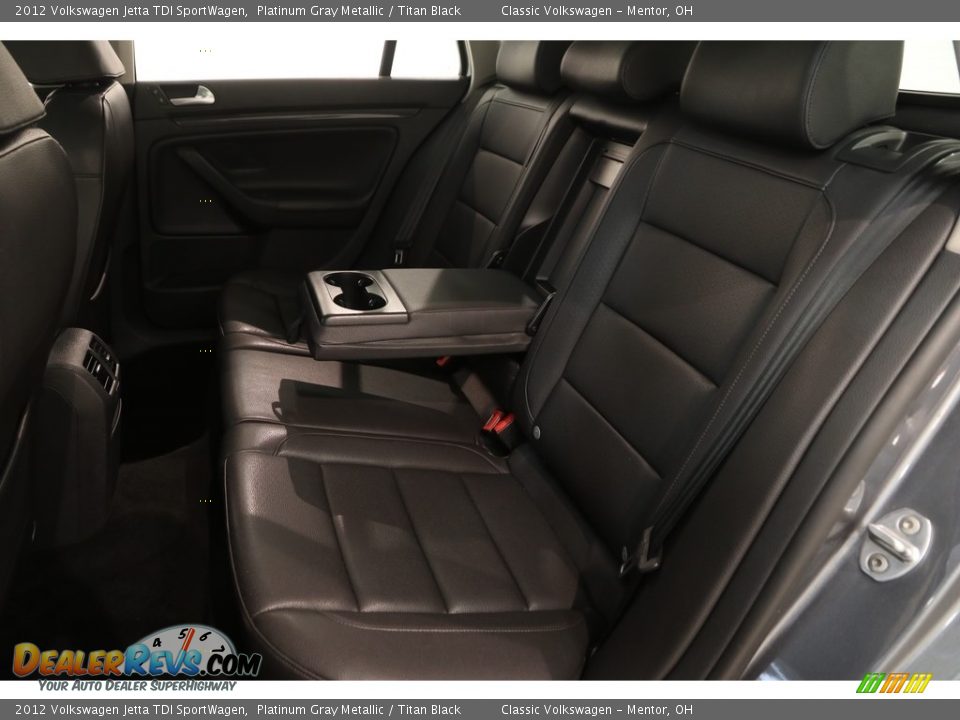 2012 Volkswagen Jetta TDI SportWagen Platinum Gray Metallic / Titan Black Photo #17
